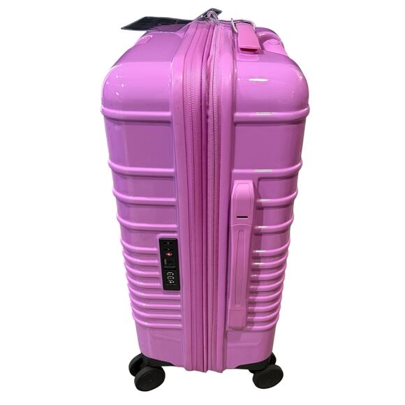 BEIS The Carry-On Roller Luggage in Berry Glossy LIMITED EDITION SOLD OUT PINK - Picture 11 of 11